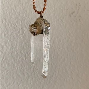 Gold Crystal Pendant